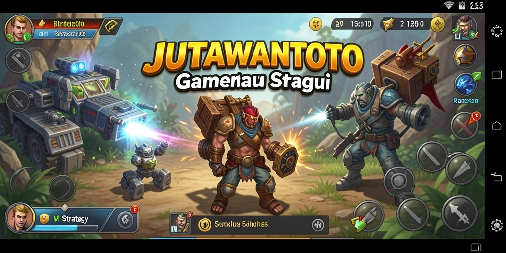 Antarmuka permainan JUTAWANTOTO yang menarik dan penuh strategi.
