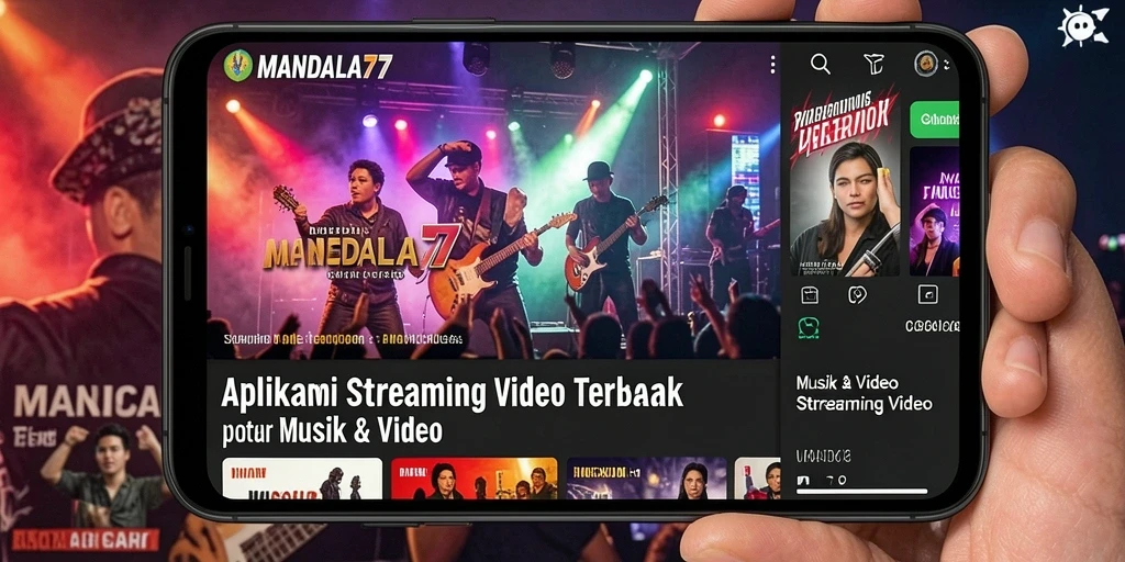 Tampilan antarmuka MANDALA77 yang intuitif dan menarik.