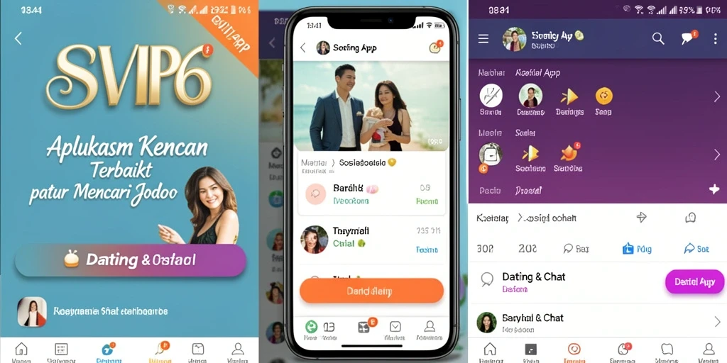 Tampilan antarmuka pengguna SVIP6 yang modern dan menarik.
